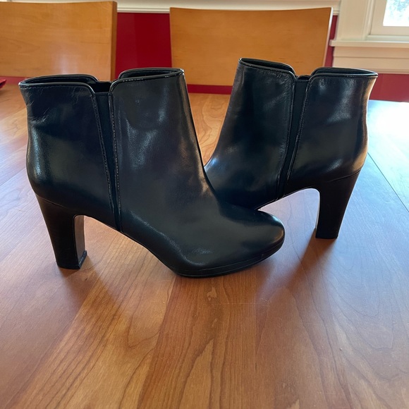 RALPH LAUREN BLACK MARCY BOOT SZ 8 - Picture 5 of 9